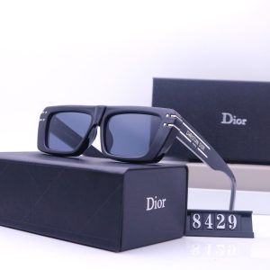 Christian Dior Square Frame Acetate Sunglass in Black