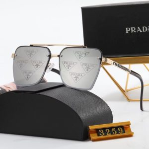 Prada Monogram Wide Frame Sunglass
