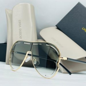 Linda Farrow 94G6 Wide Frame Sunglass