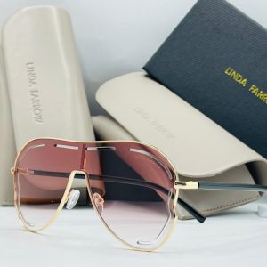 Linda Farrow 94G6 Wide Frame Sunglass