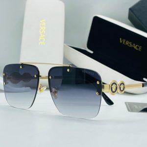 Versace V119 Square Frame Metal Sunglasses