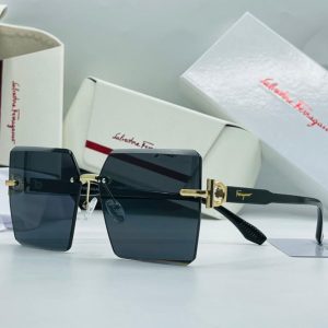 Ferragamo Oversized Rectangular Sunglasses