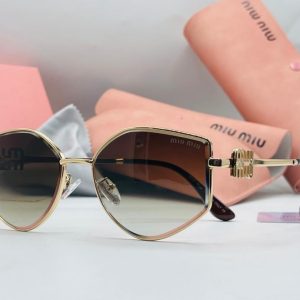 Miu Miu MU0406 Rimless Metal Sunglasses