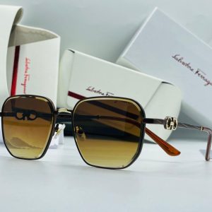 Ferragamo FE1-85 Square Metal Sunglass
