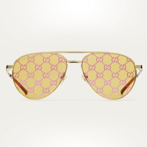 Gucci GG1679S Aviator Style sunglasses