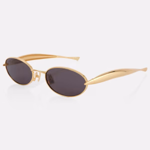 Bottega Veneta Sardine Oval Sunglass