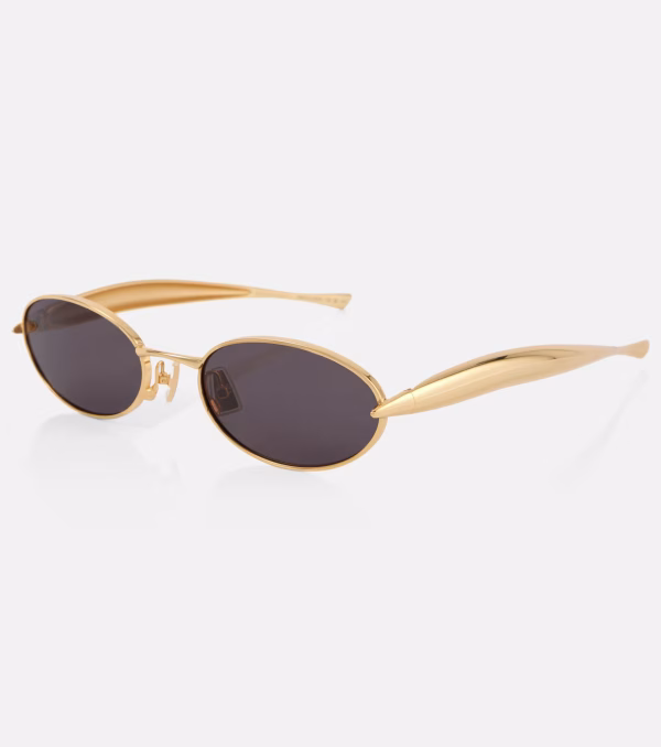 Bottega Veneta Sardine Oval Sunglass