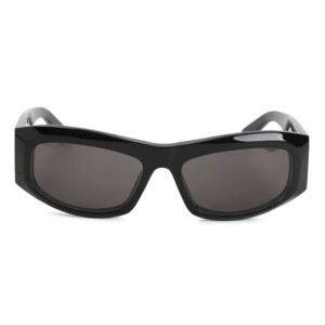 Balenciaga Black Oval-Frame Sunglasses
