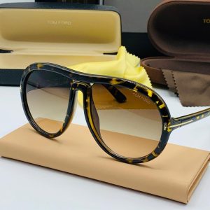 Tom Ford F046 Aviator-Style Acetate Frame Sunglasses