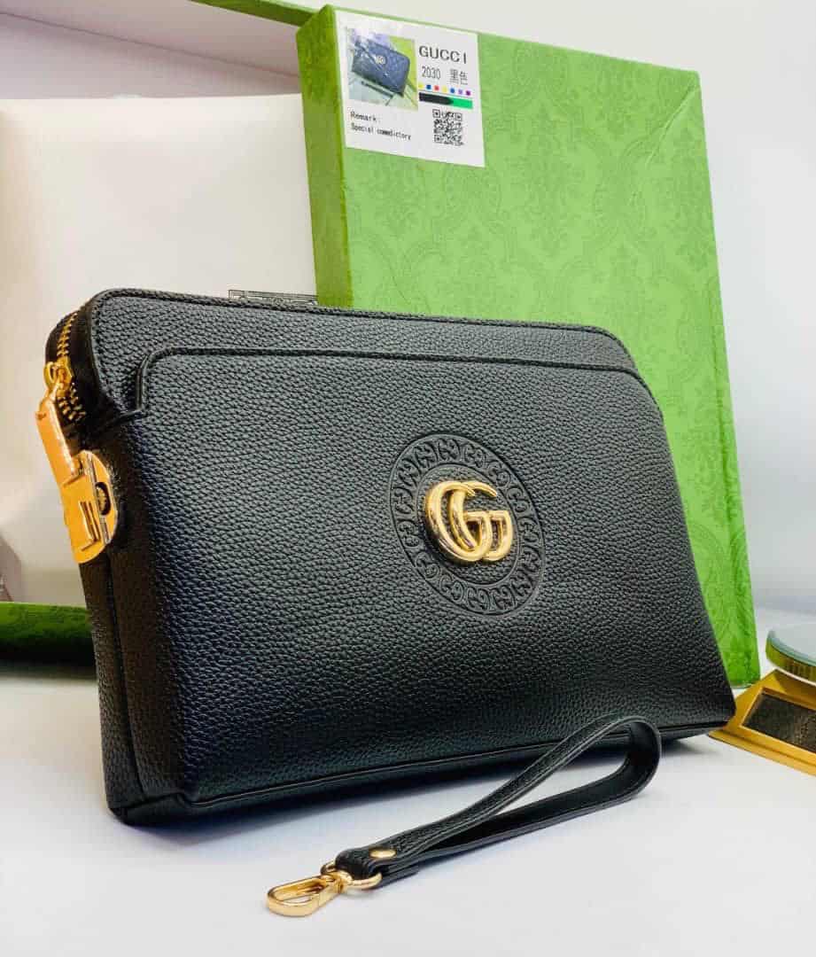 Gucci GG Leather Armpit Purse