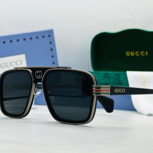 Gucci GG1240S Aviator-Style Square Sunglass
