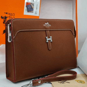 Hermes Cravat Leather Purse