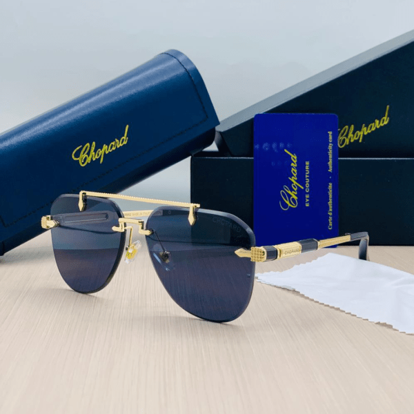 Chopard C1032 Rimless Aviator Sunglass