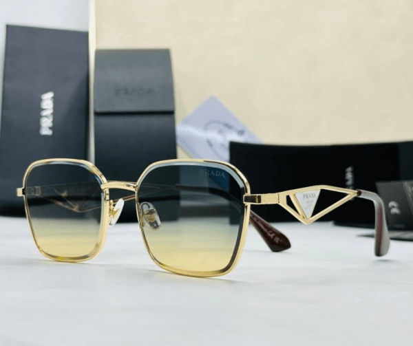 Prada PR15YS Square Frame Sunglass