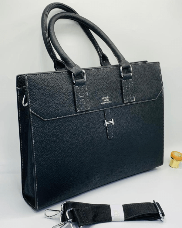Hermès HM L880 Leather Laptop Bag