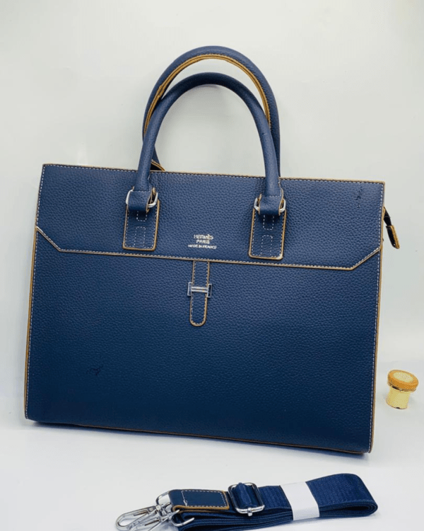Hermès HM L880 Leather Laptop Bag