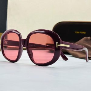 Tom Ford Oval Acetate Sunglass – TF OVAL 802