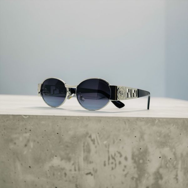 Versace Medusa Round Icon Sunglasses