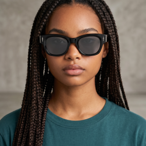 Cutler and Gross of London Square Frame Sunglasses