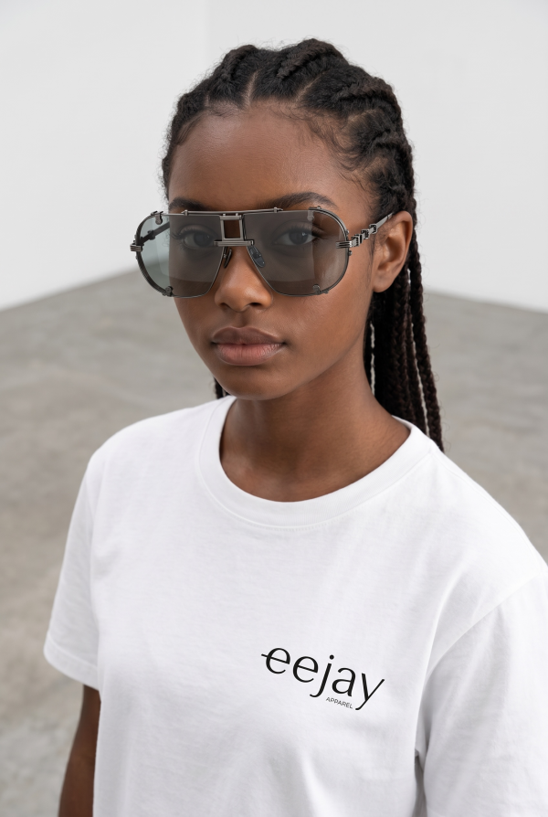 Balmain B0106 Shield Aviator Sunglasses